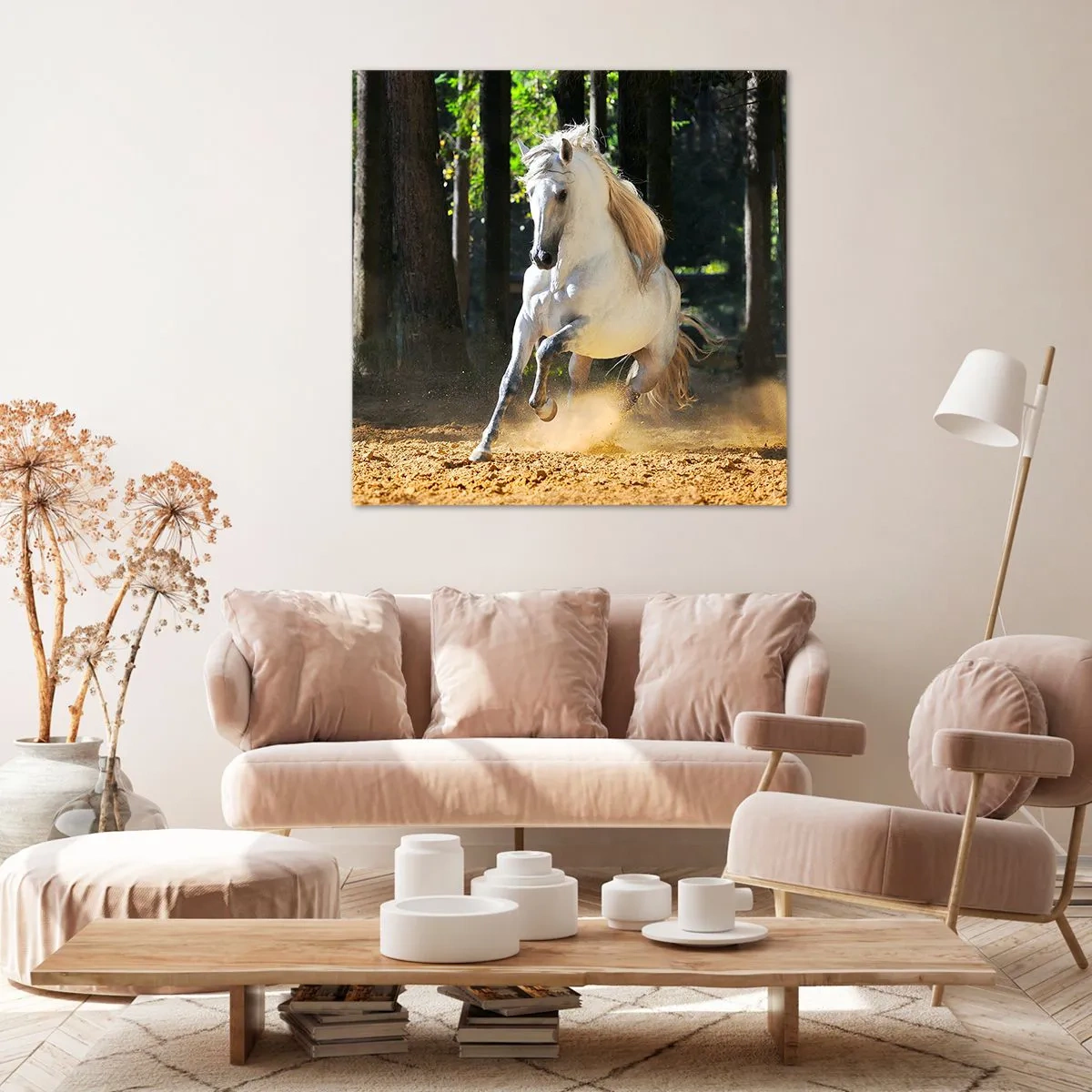 Lærredstryk - Billede på lærred - Som fra en fantasy-roman - 70x70 cm