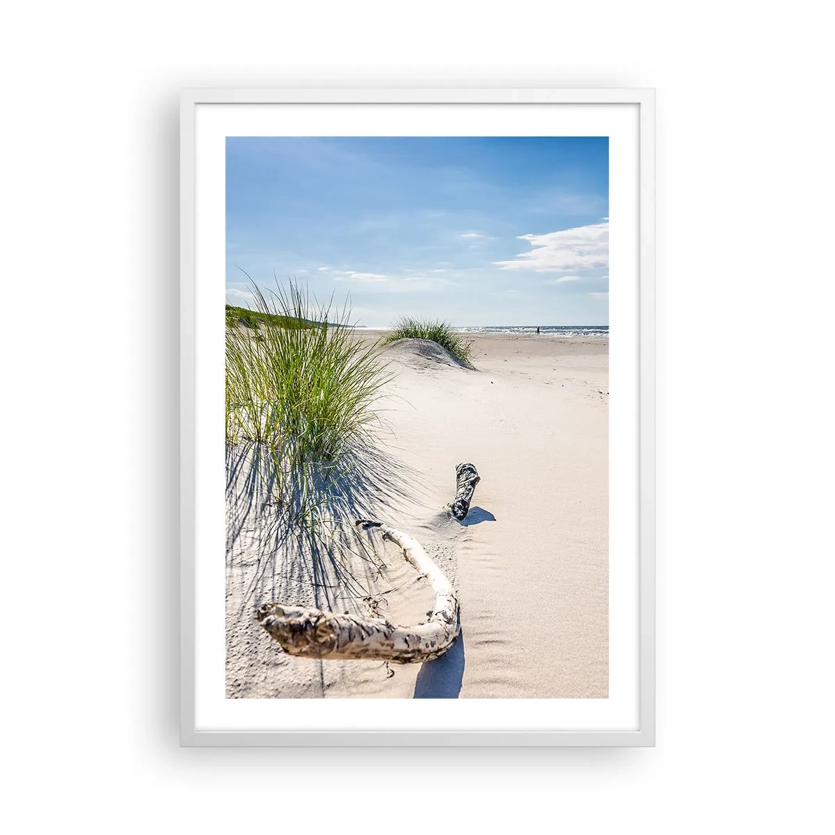 Plakat i hvid ramme - Den smukkeste? Baltisk - 50x70 cm