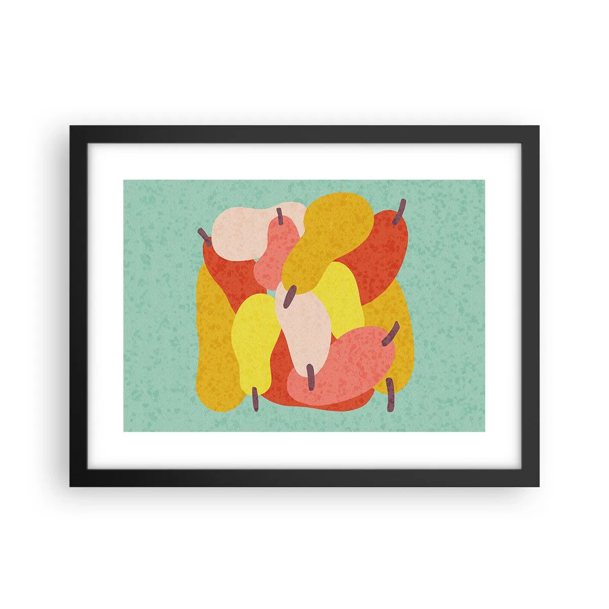 Plakat i sort ramme - Smag på sommersolen - 40x30 cm