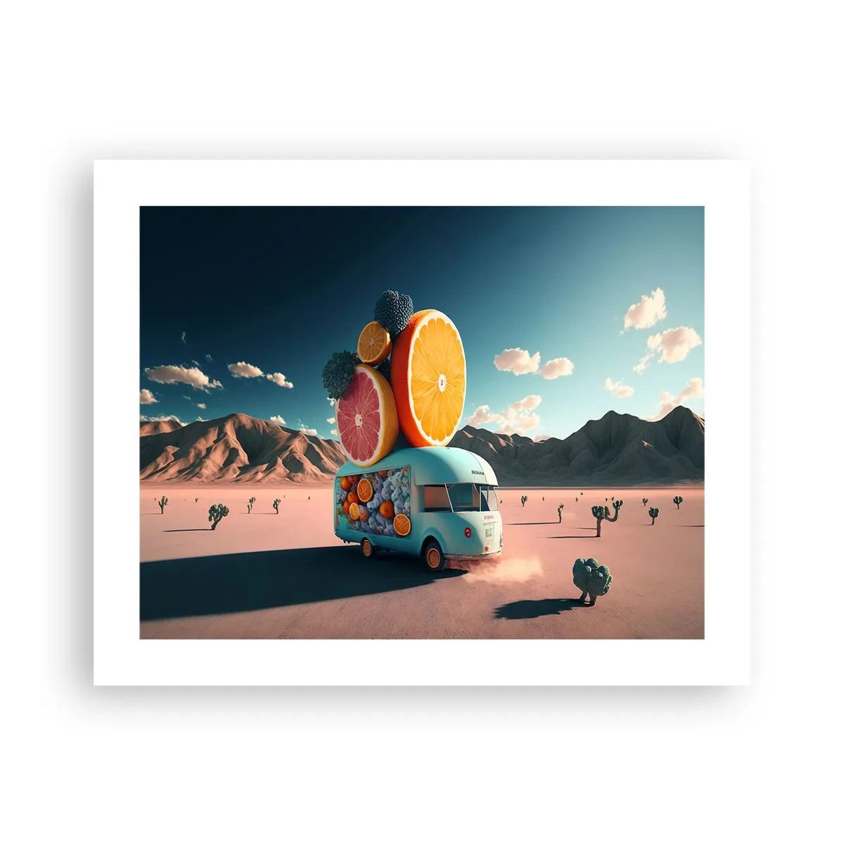 Plakat - En smag af ferie - 50x40 cm