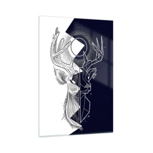 Billede på glas - Modsætningernes kamp og enhed - 80x120 cm