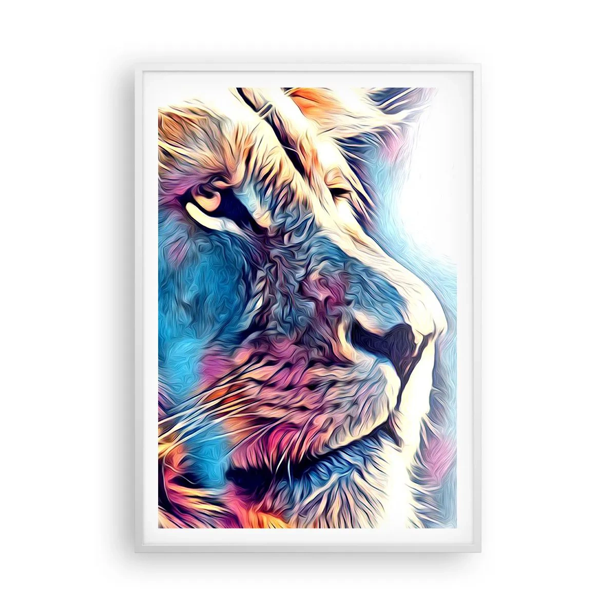 Plakat i hvid ramme - Naturens visdom - 70x100 cm