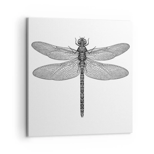 Lærredstryk - Billede på lærred - Præcision i naturen - 50x50 cm