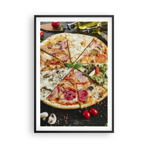 Plakat i sort ramme - Et udvalg af smagsvarianter - 61x91 cm