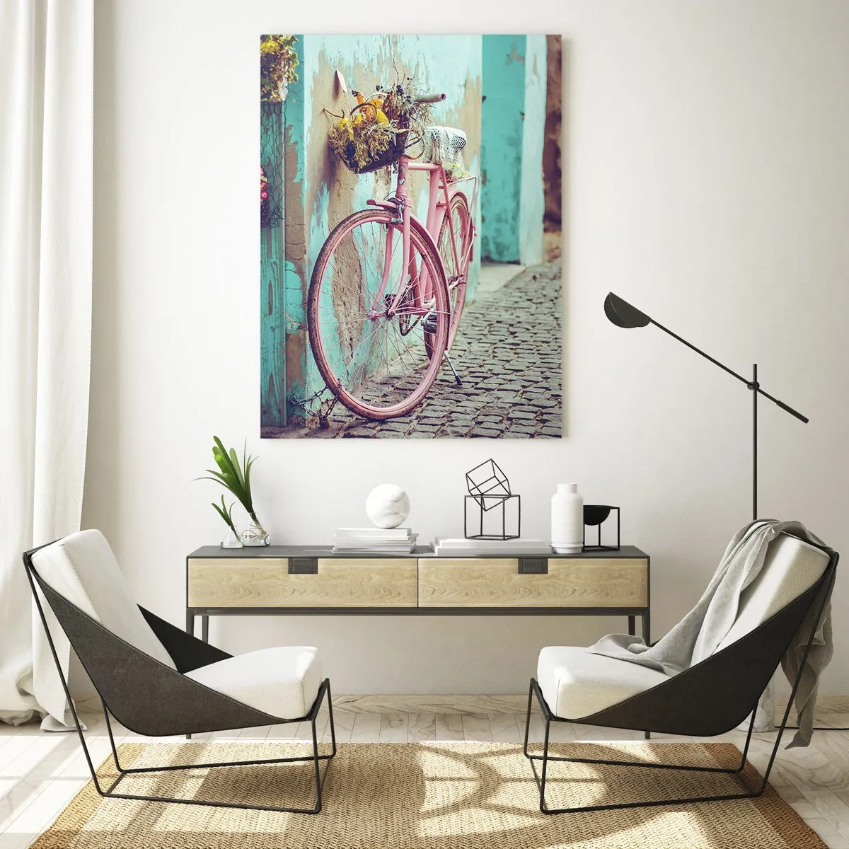 Billede på glas - Jeg vender tilbage om lidt - 50x70 cm
