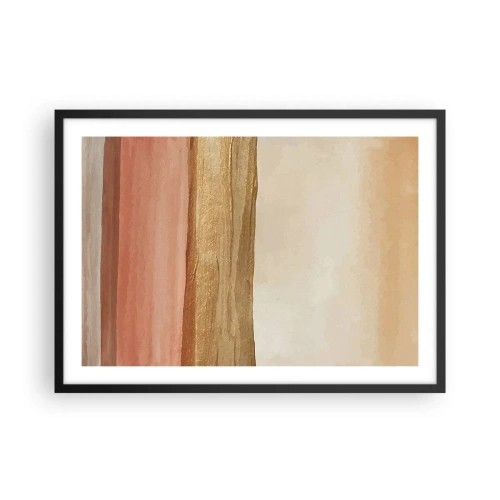 Plakat i sort ramme - Lodret sammensætning - 70x50 cm