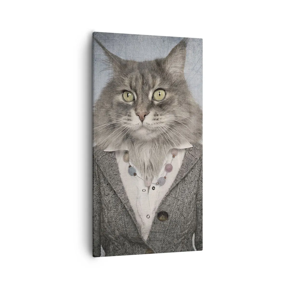 Lærredstryk - Billede på lærred - Pelse er igen på mode - 55x100 cm