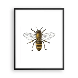 Plakat i sort ramme - Smuk og god - 40x50 cm