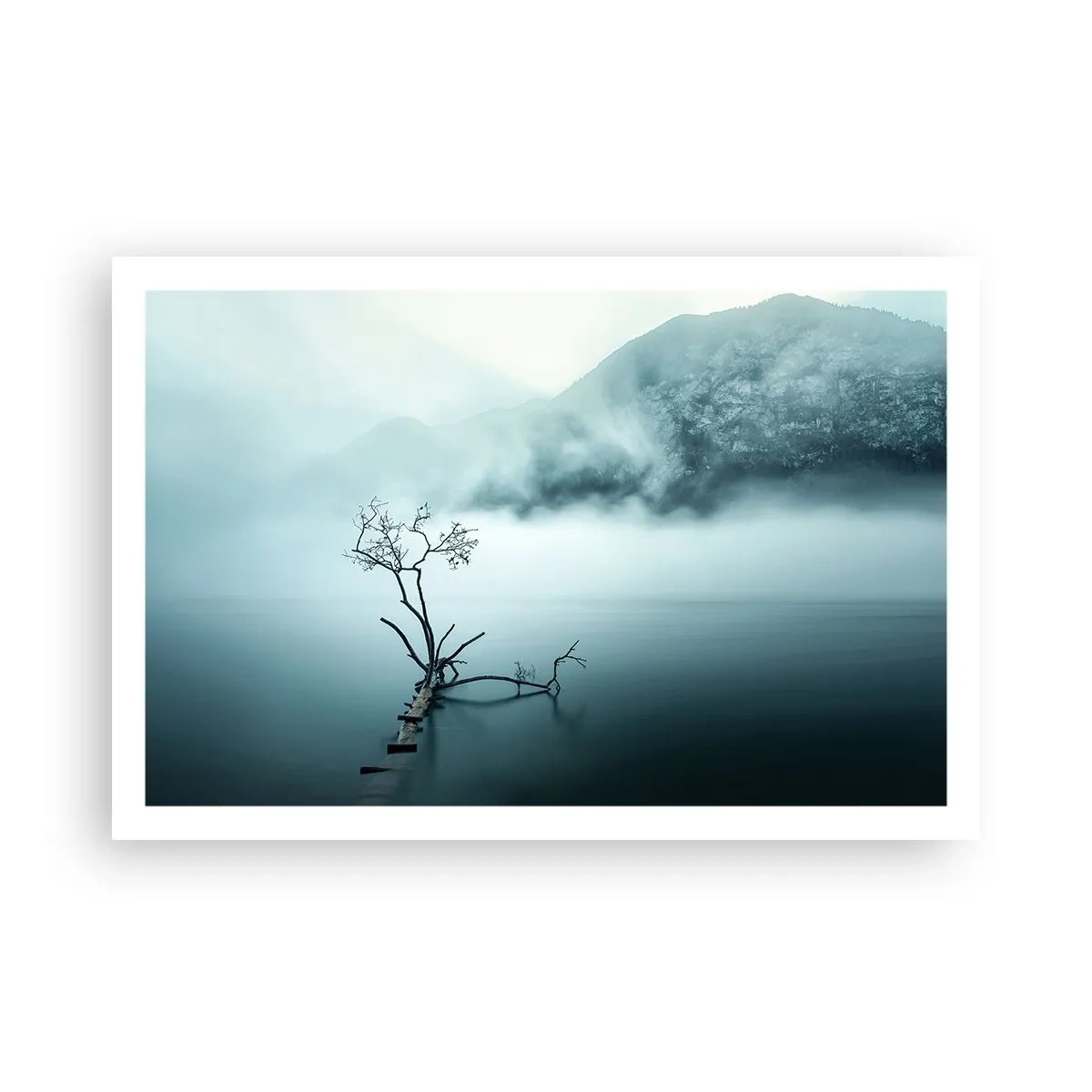 Plakat - Ud af vand og tåge - 91x61 cm