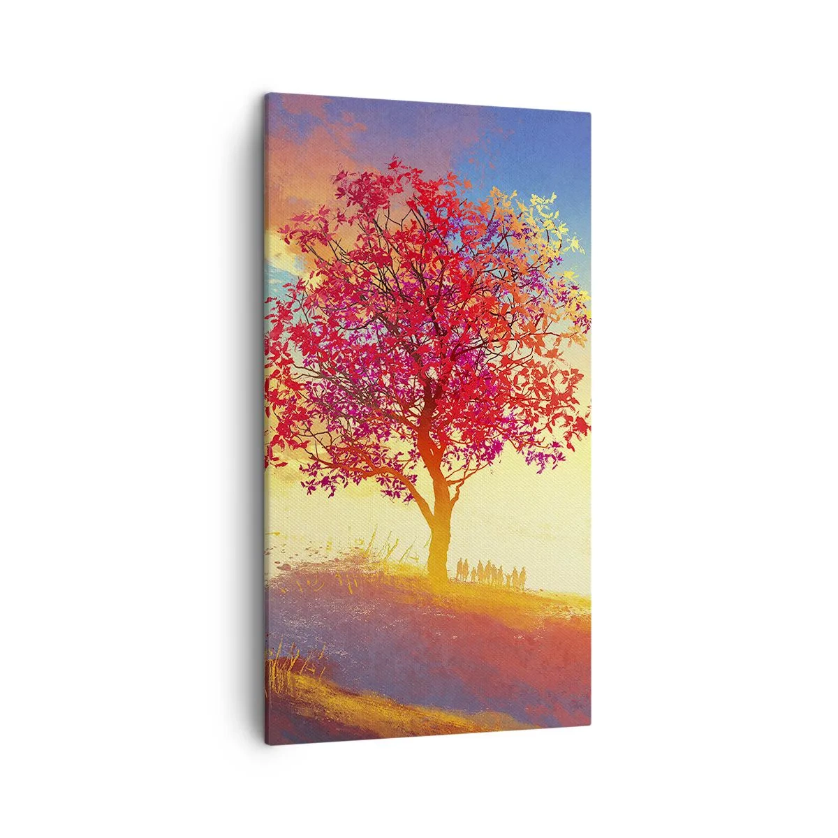 Lærredstryk - Billede på lærred - Pilgrim på bestemmelsesstedet - 45x80 cm