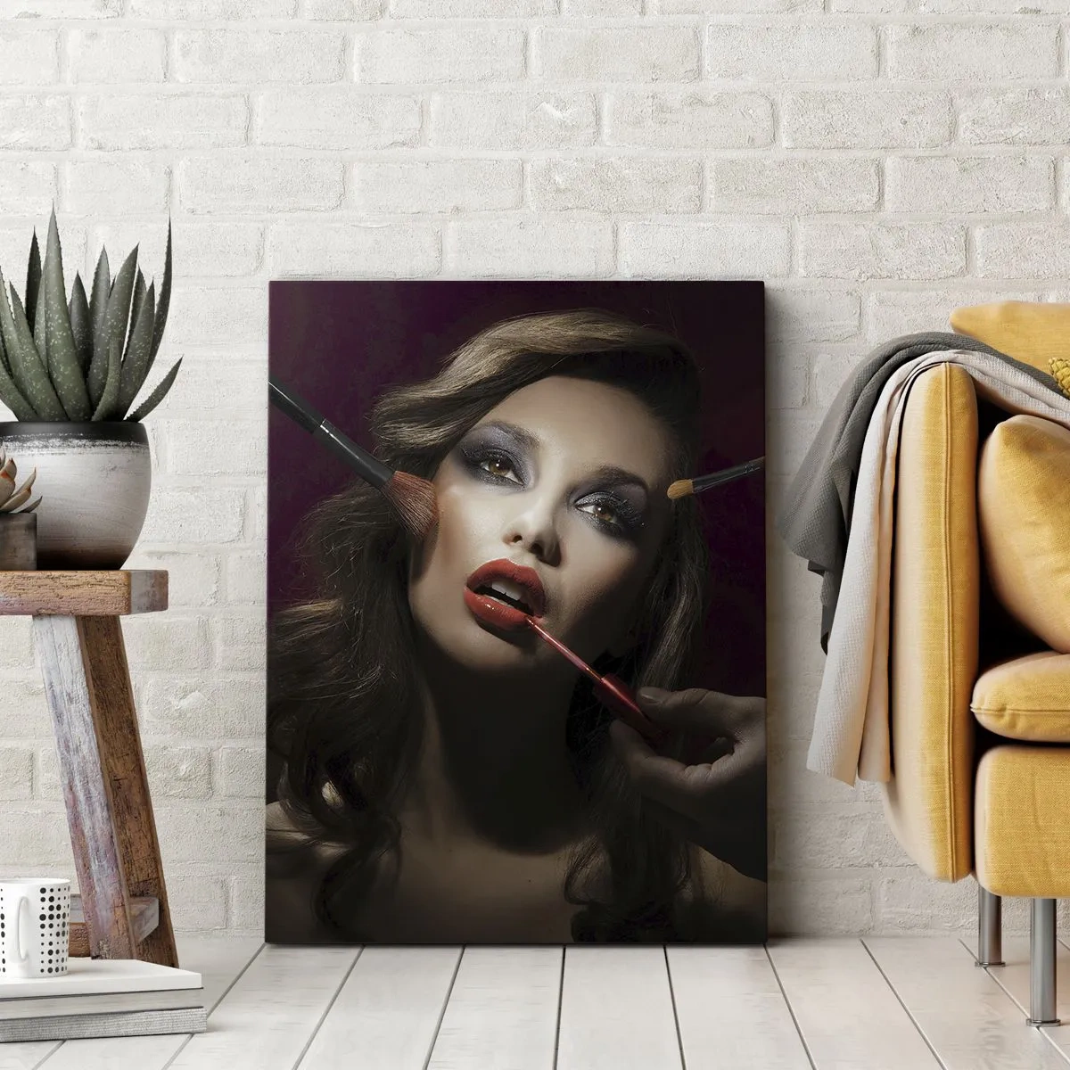 Lærredstryk - Billede på lærred - Smukke drømmende - 80x120 cm