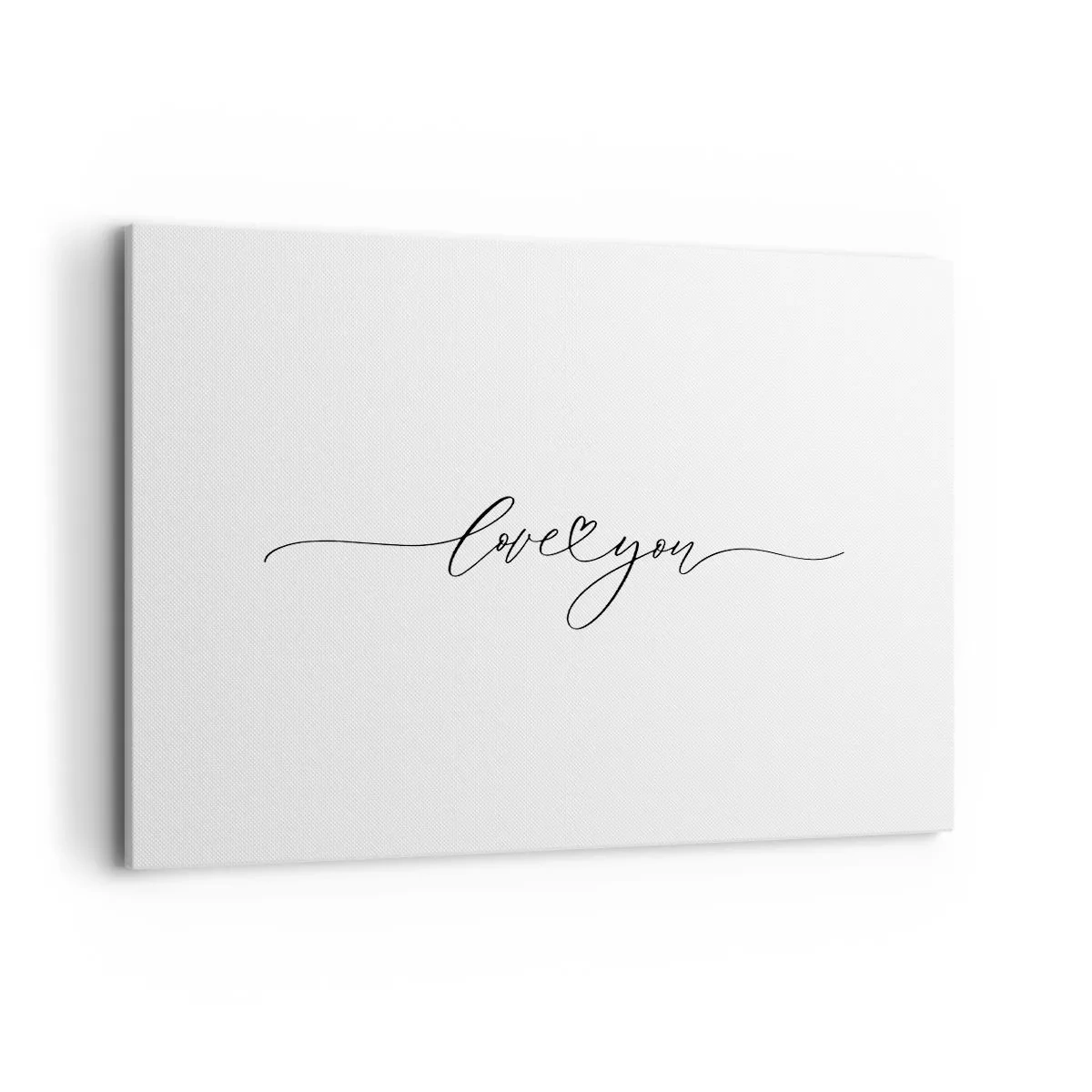 Lærredstryk - Billede på lærred - Sort og hvid - 120x80 cm