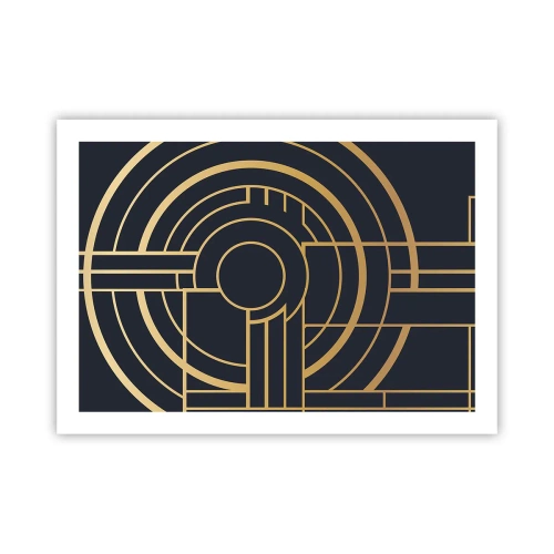 Plakat - At vende tingene på hovedet - 70x50 cm