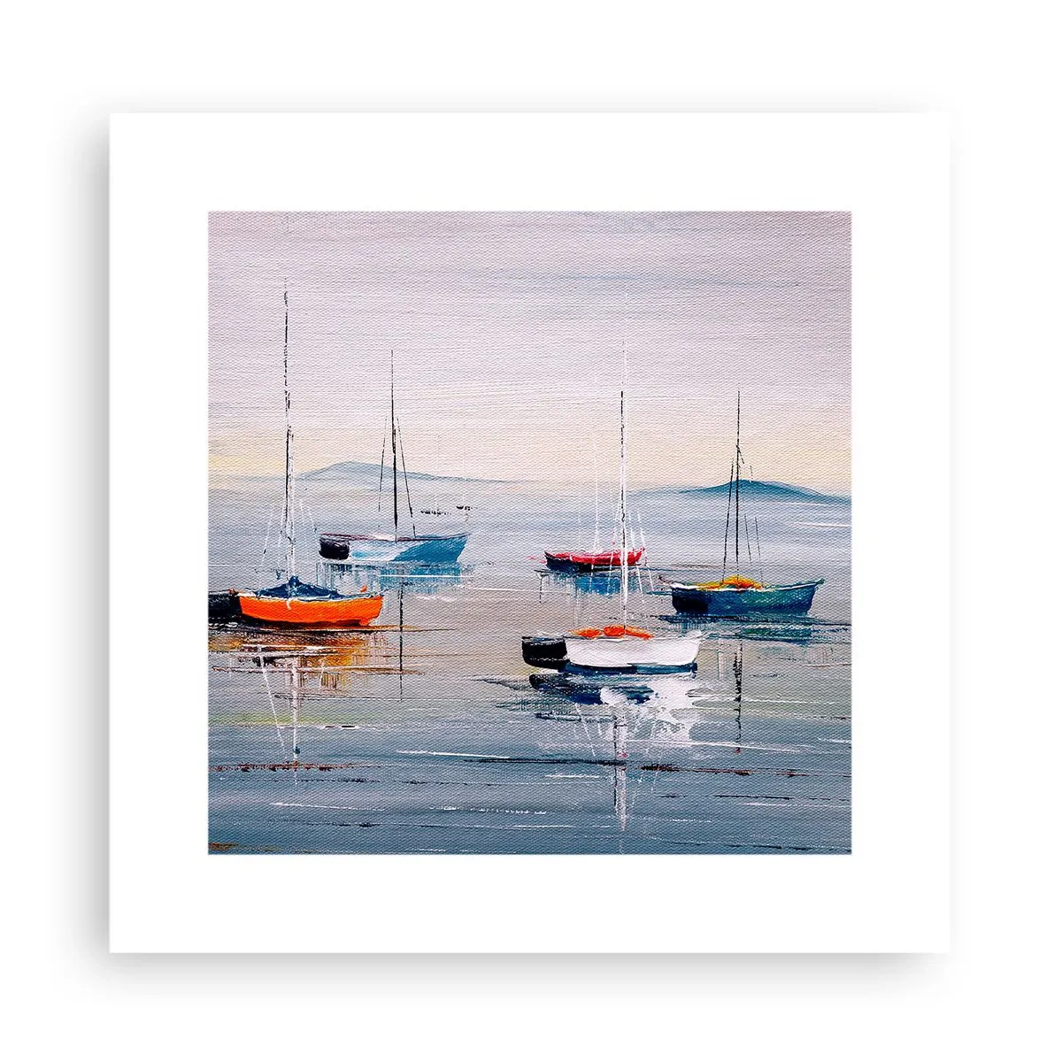 Plakat - Et velfortjent hvil - 30x30 cm