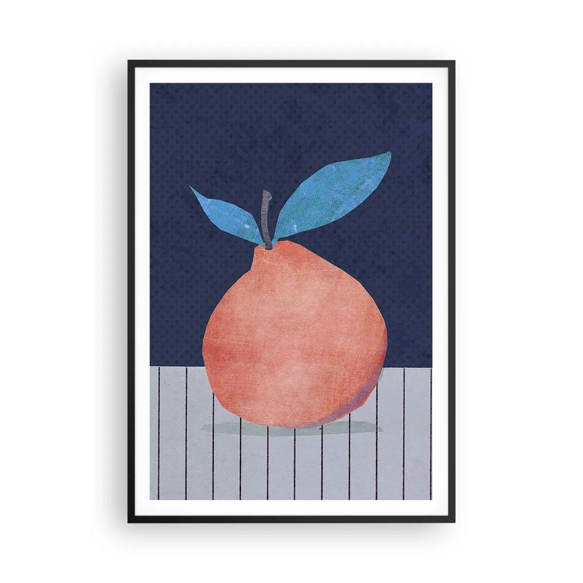 Plakat i sort ramme - Konveksitet og plan - 70x100 cm