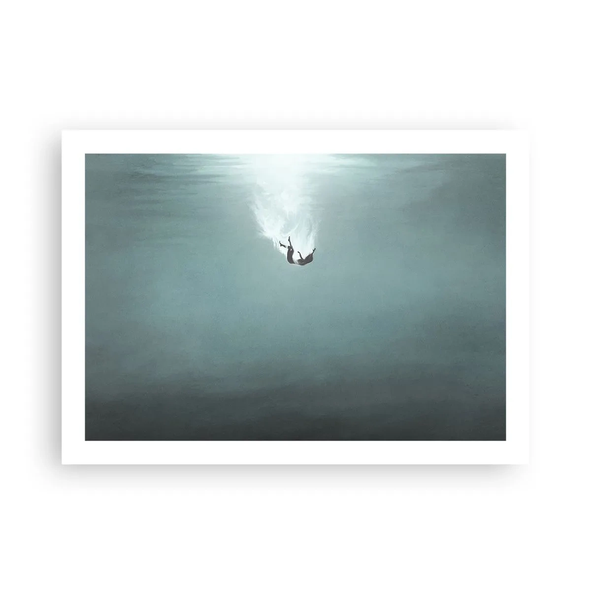 Plakat - I havets favntag - 70x50 cm