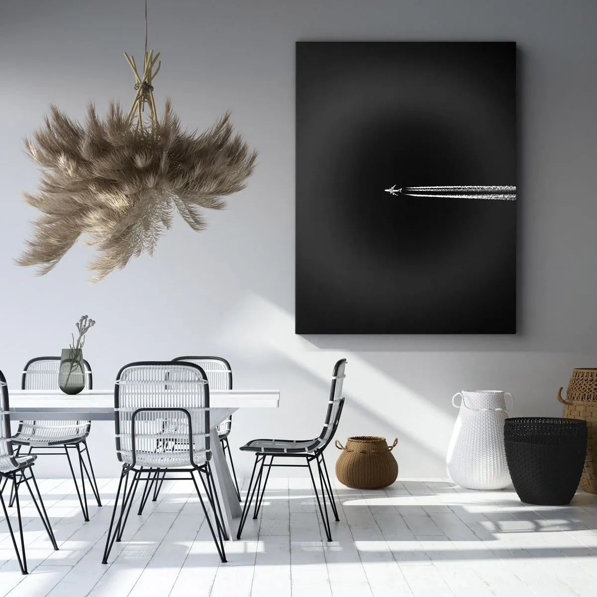 Lærredstryk - Billede på lærred - Ind i en anden dimension - 50x70 cm