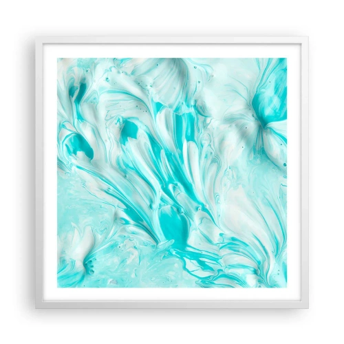 Plakat i hvid ramme - For altid sammen - 60x60 cm