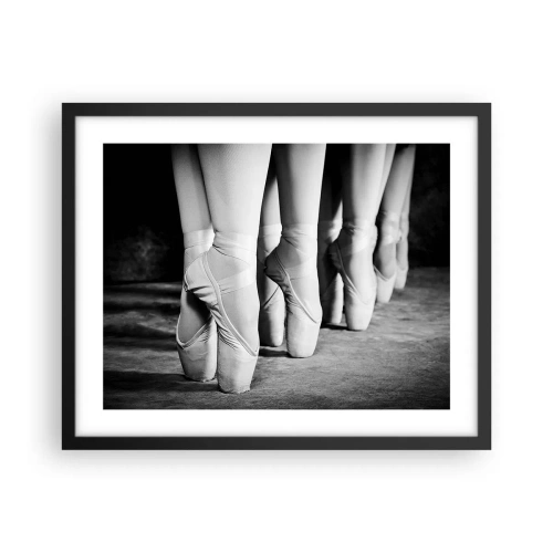 Plakat i sort ramme - Sammen, let - 50x40 cm