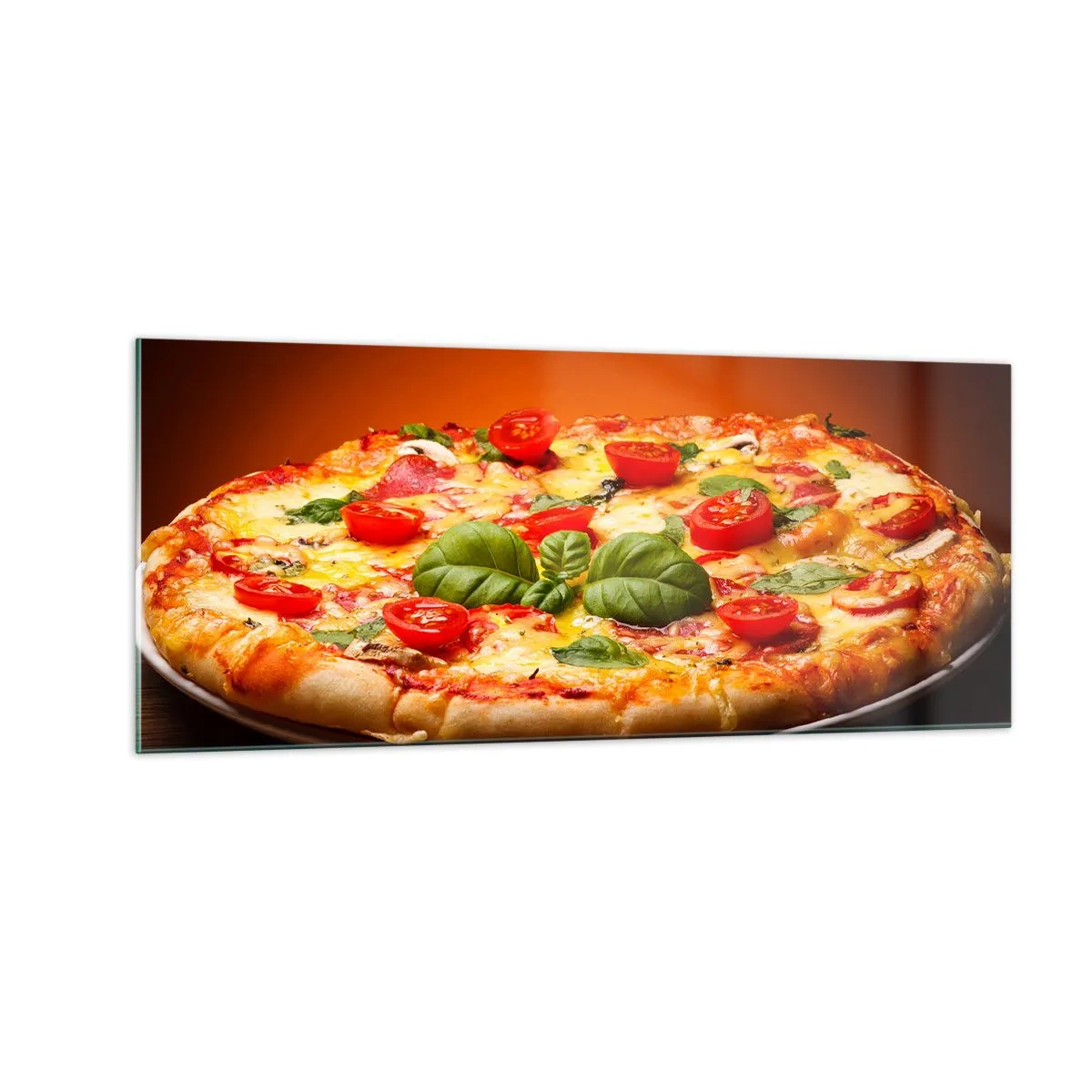 Billede på glas - Mamma mia! - 100x40 cm