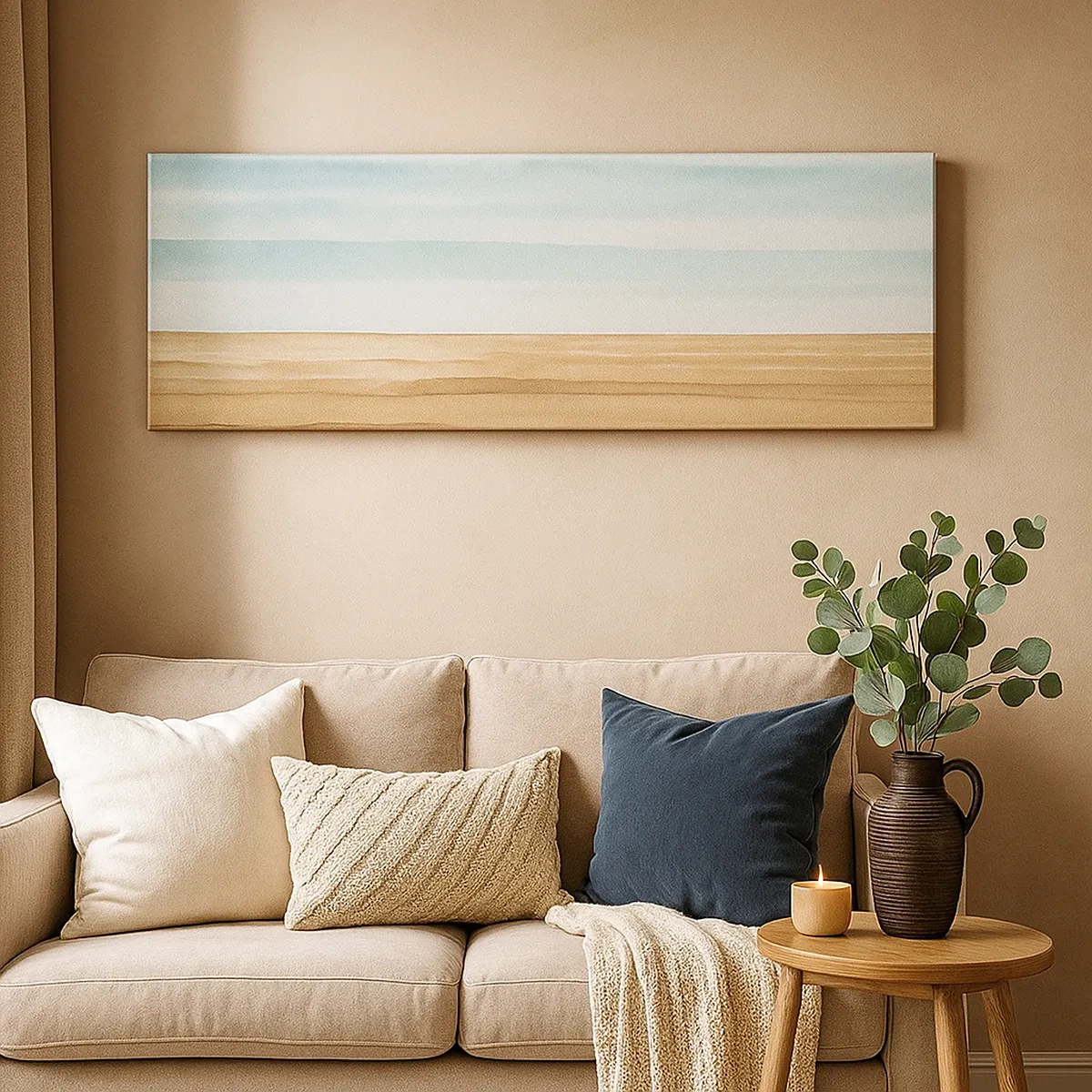 Lærredstryk - Billede på lærred - Trøst - 30x30 cm