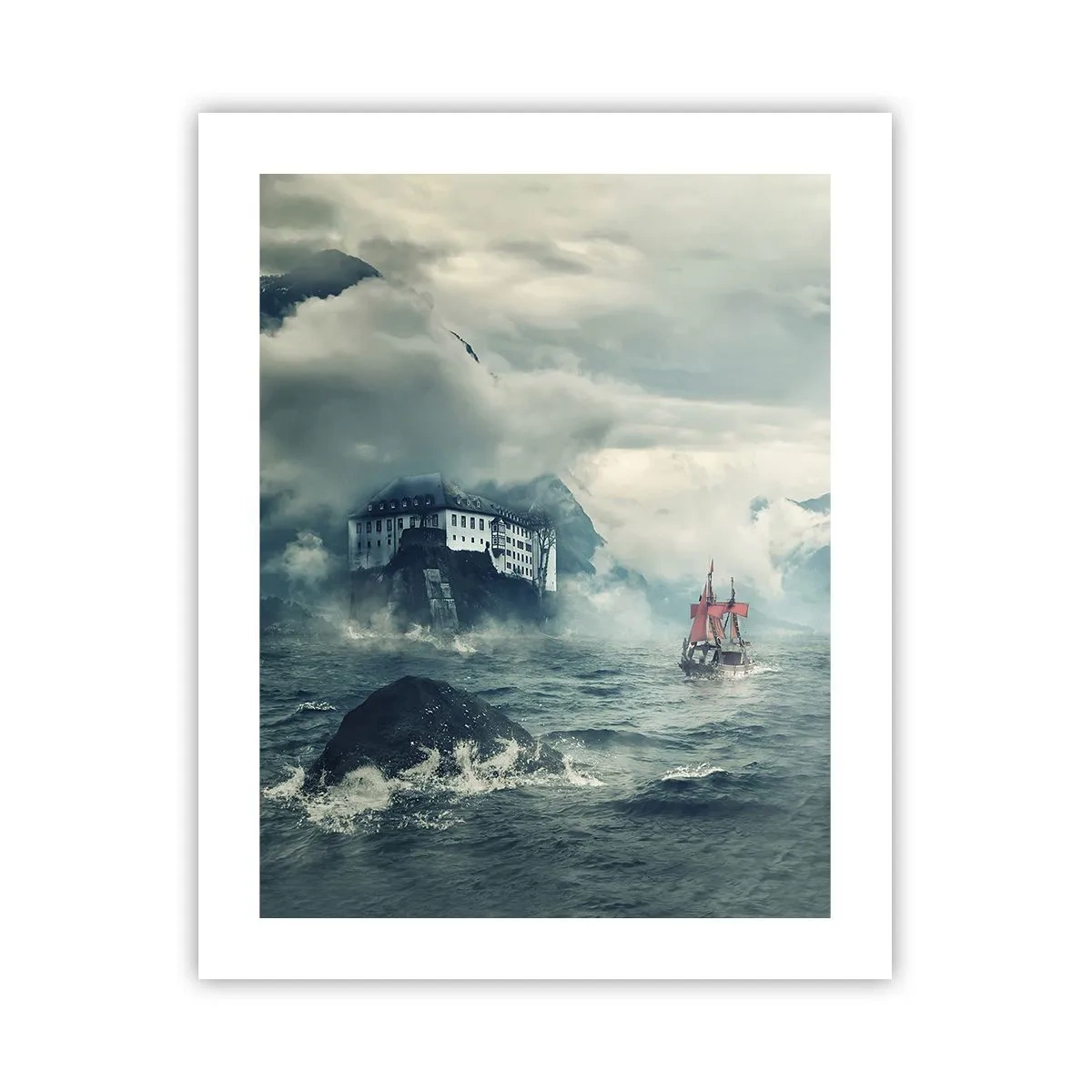 Plakat - På magiske vande - 40x50 cm