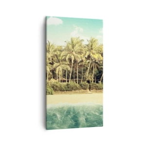 Lærredstryk - Billede på lærred - Hvad med her? - 45x80 cm