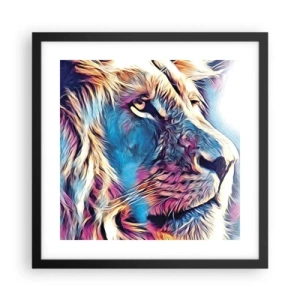 Plakat i sort ramme - Naturens visdom - 40x40 cm
