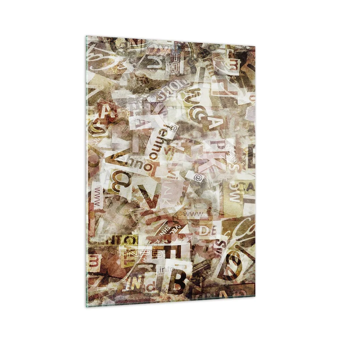 Billede på glas - Jeg forener snakkehovederne - 50x70 cm