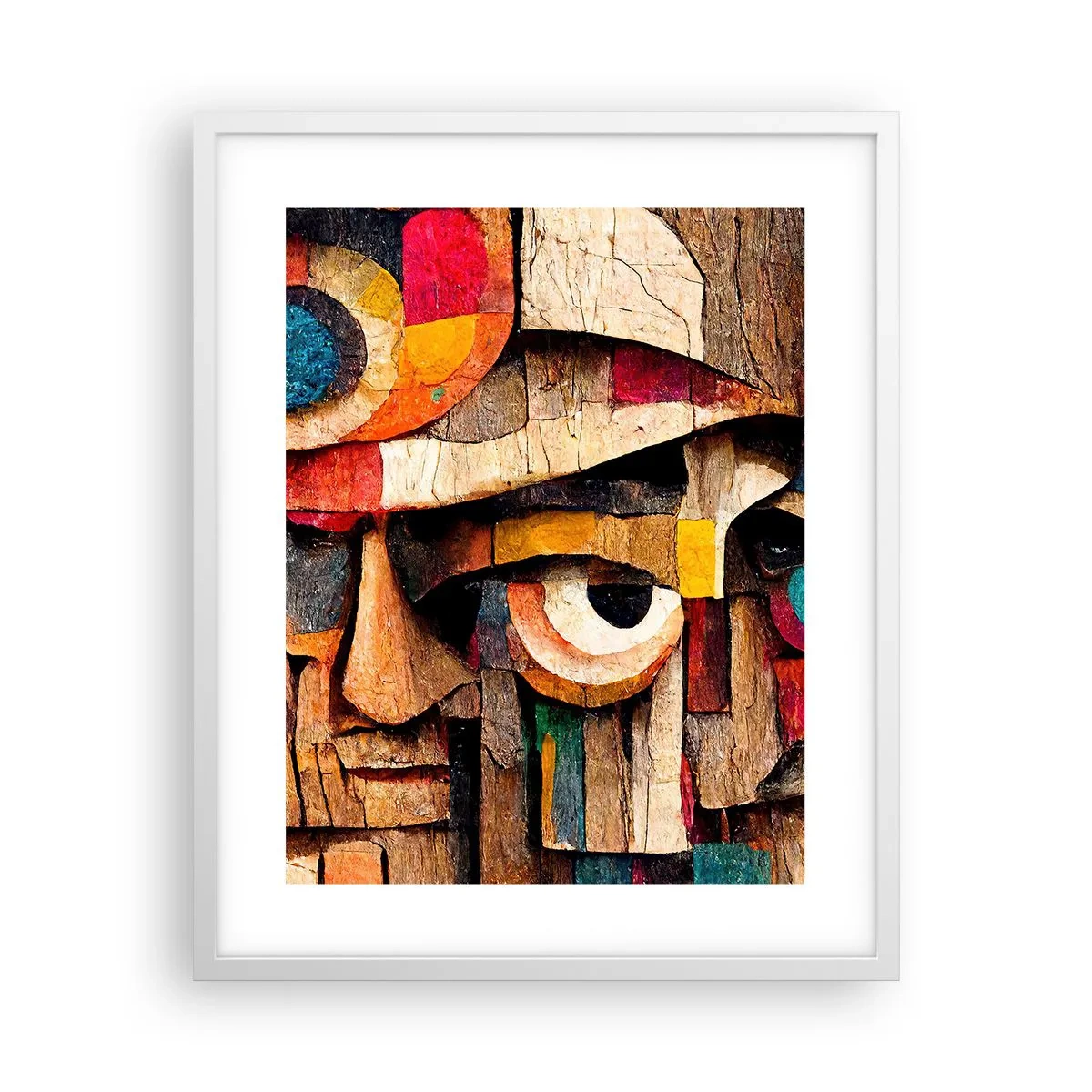 Plakat i hvid ramme - Jeg kan se dig... - 40x50 cm