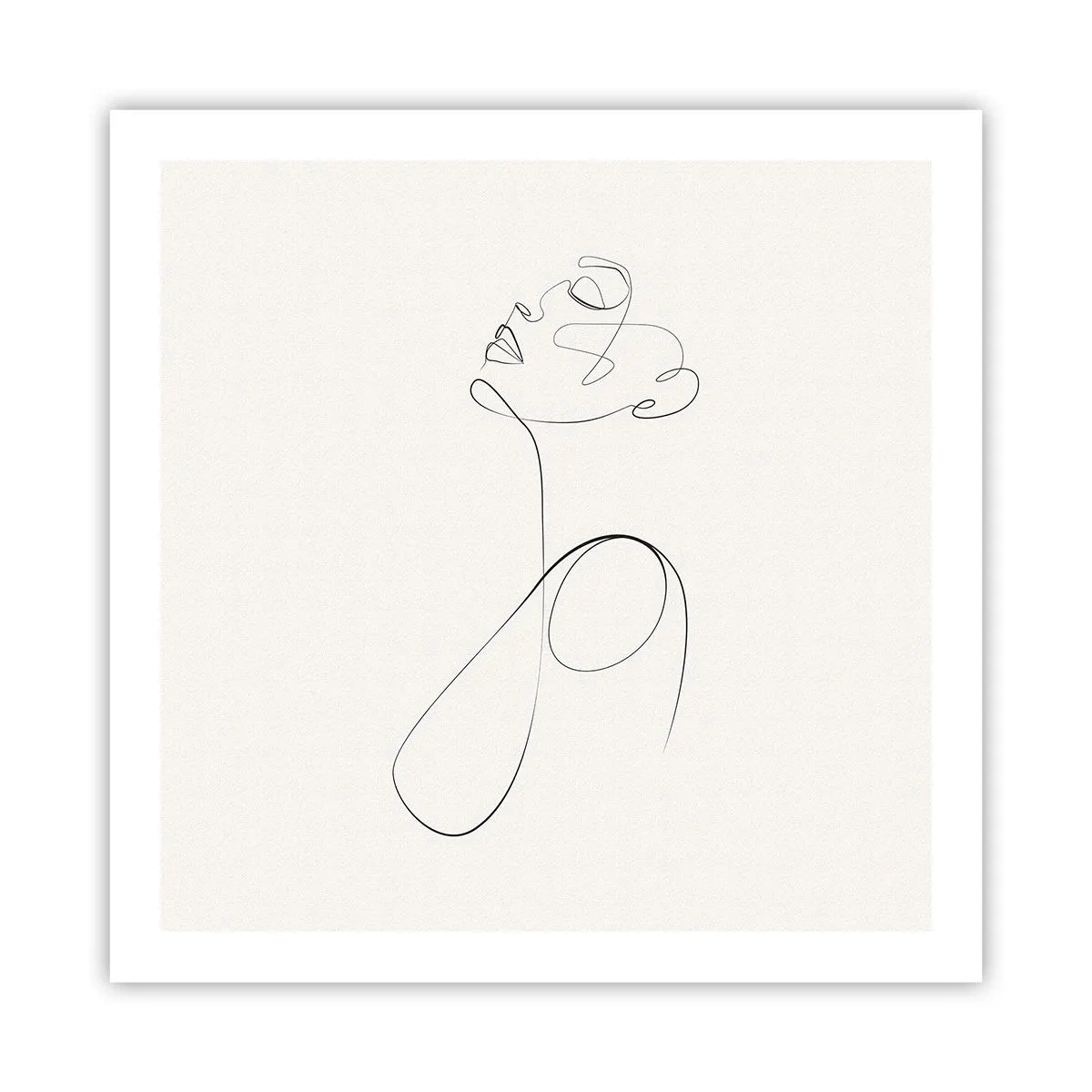 Plakat - Sløjfet i drømme - 60x60 cm