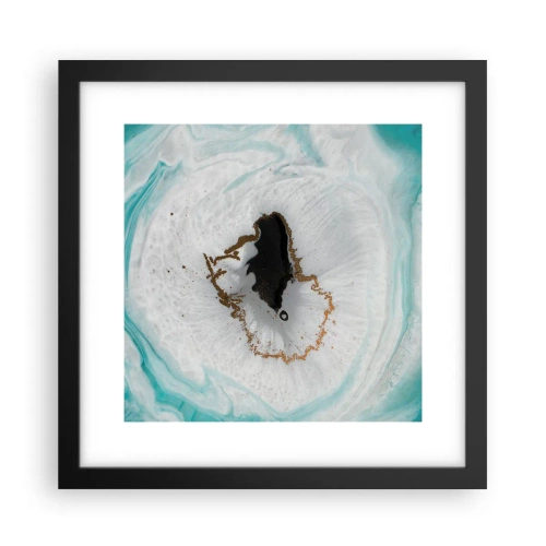 Plakat i sort ramme - Kom indenfor - 30x30 cm