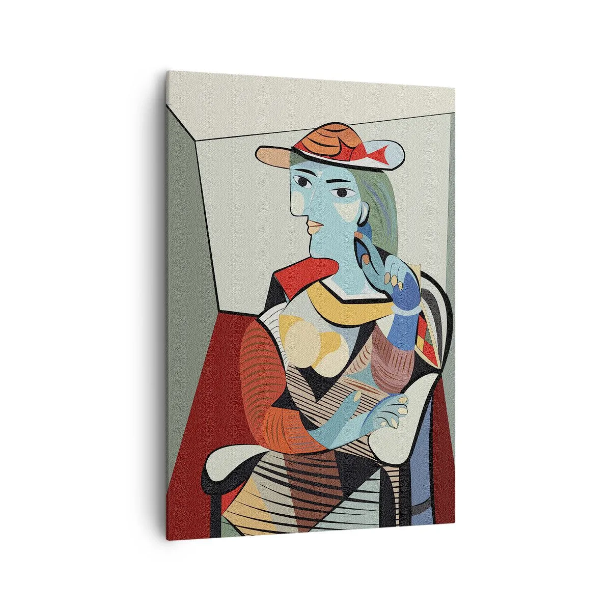 Lærredstryk - Billede på lærred - Gennem Picassos øjne - 70x100 cm