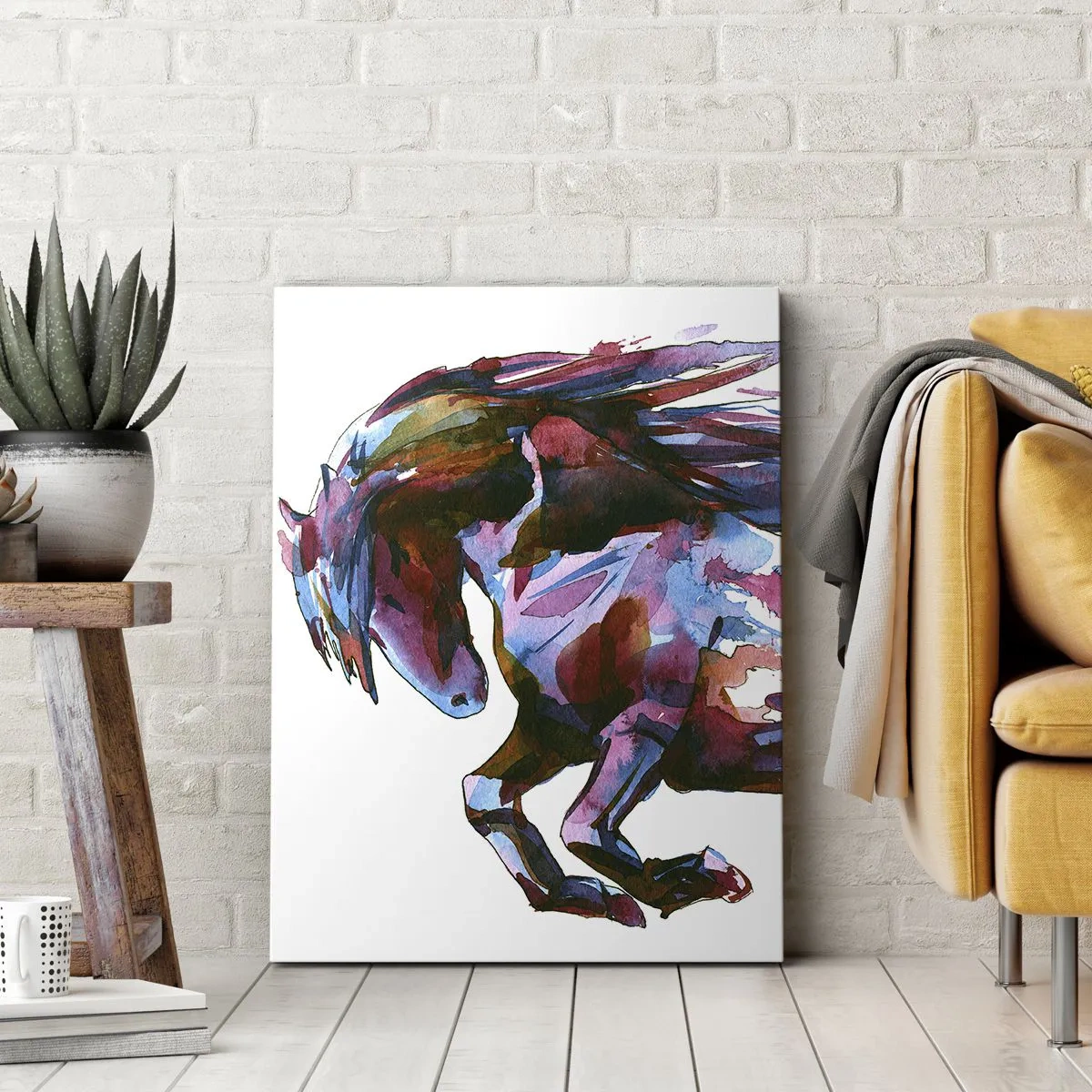 Lærredstryk - Billede på lærred - I henrykkelse - 50x70 cm