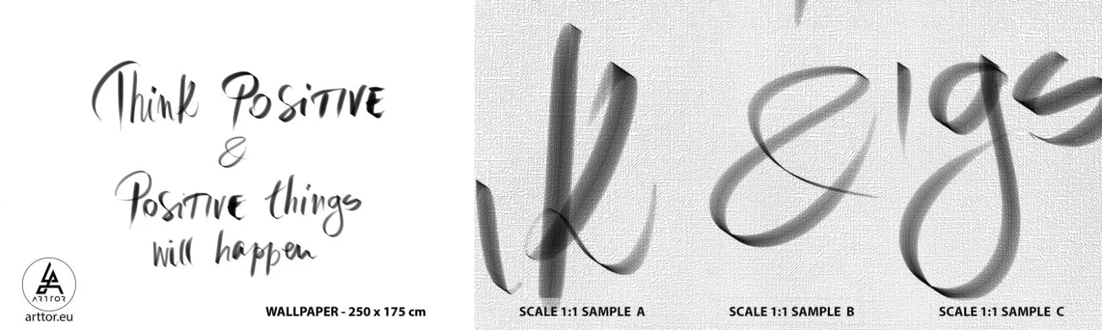 Prøve Fototapet Premium Canvas - Hvordan skal man leve? - Typografi, Bekræftelse, Maxim - 100x30 cm