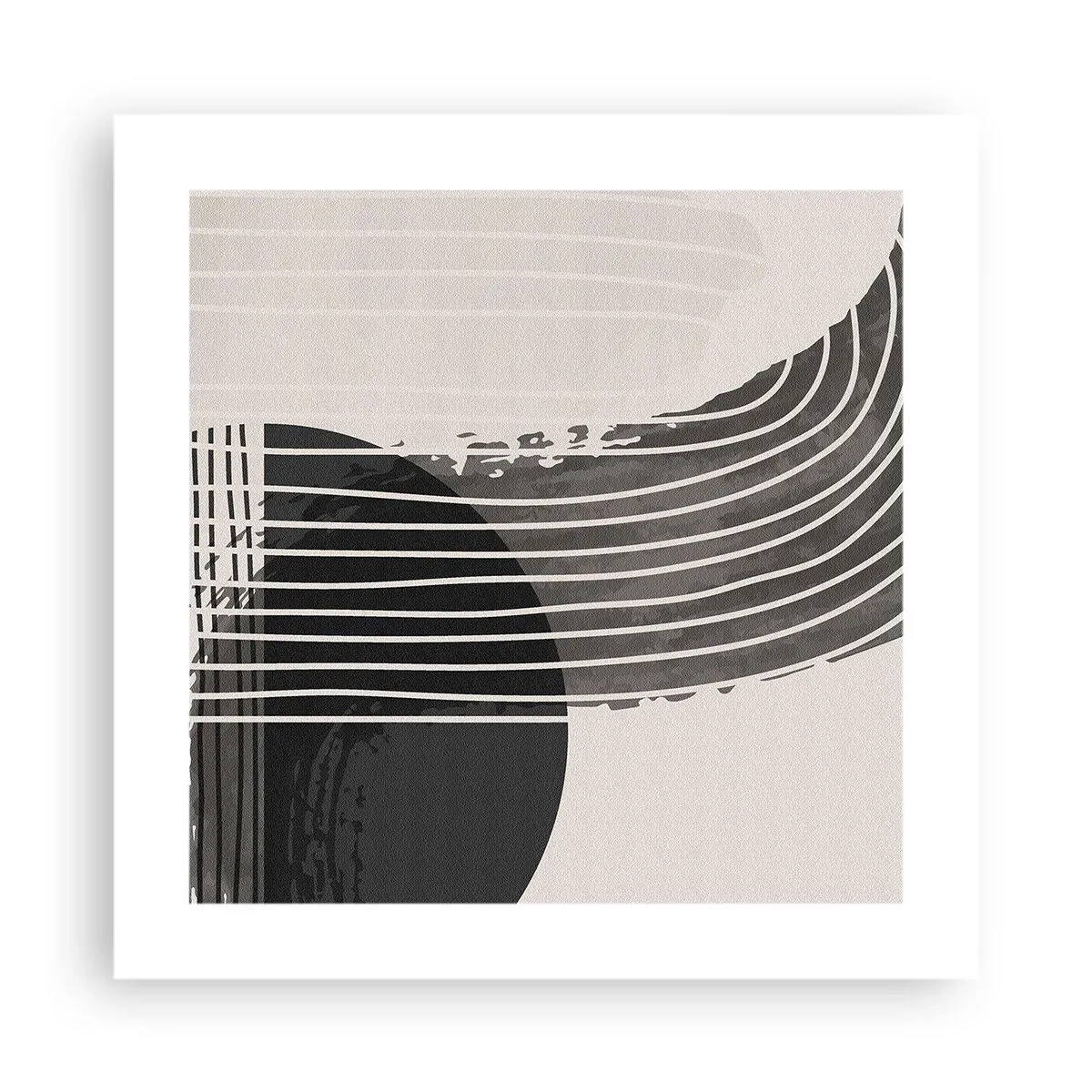 Plakat - Derhen og tilbage - 40x40 cm