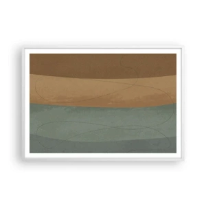 Plakat i hvid ramme - Vandret sammensætning - 100x70 cm