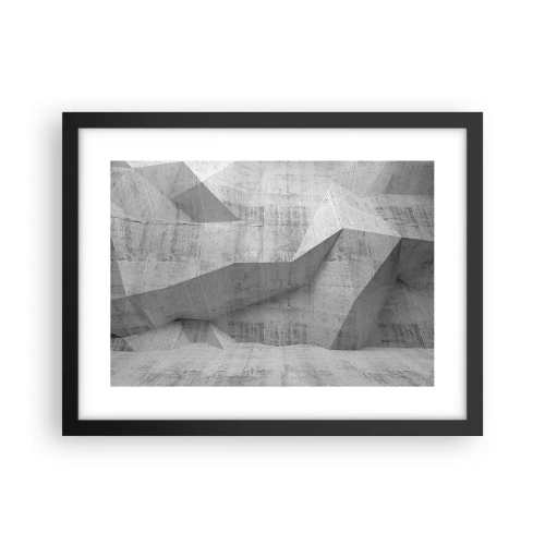 Plakat i sort ramme - En ægte udfordring - 40x30 cm