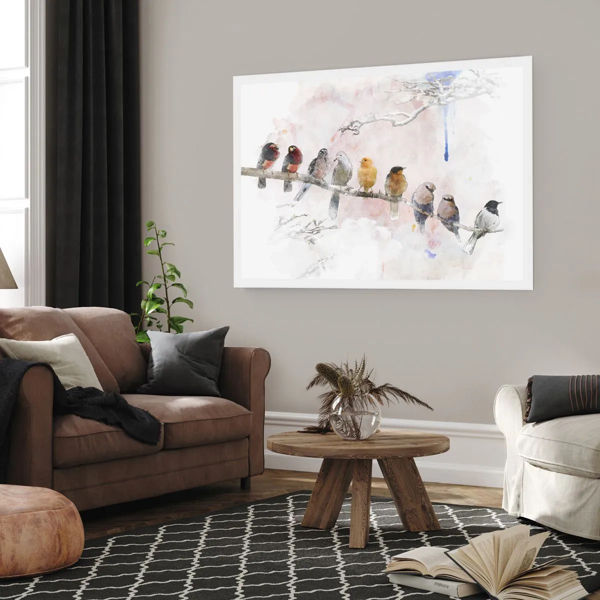 Plakat - Møde med vinger - 50x40 cm