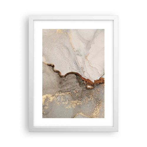 Plakat i hvid ramme - På farvegrænsen - 30x40 cm