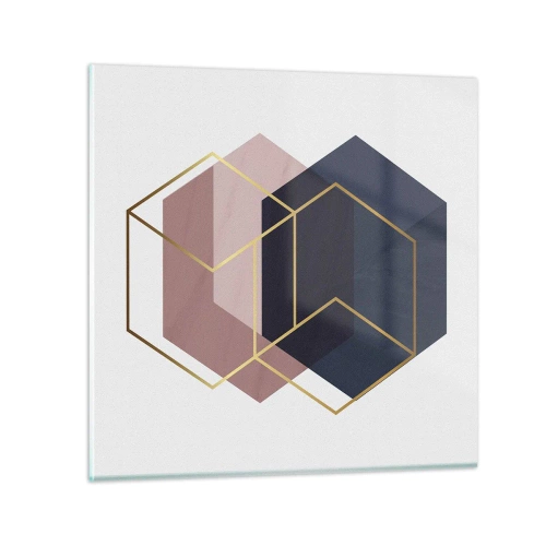Billede på glas - Styrken ved enkelhed - 30x30 cm