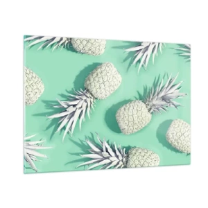 Billede på glas - passer godt sammen med mynte - 100x70 cm