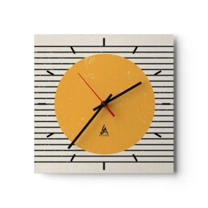 Vægur, Uret - Enkelthedens kraft - 40x40 cm