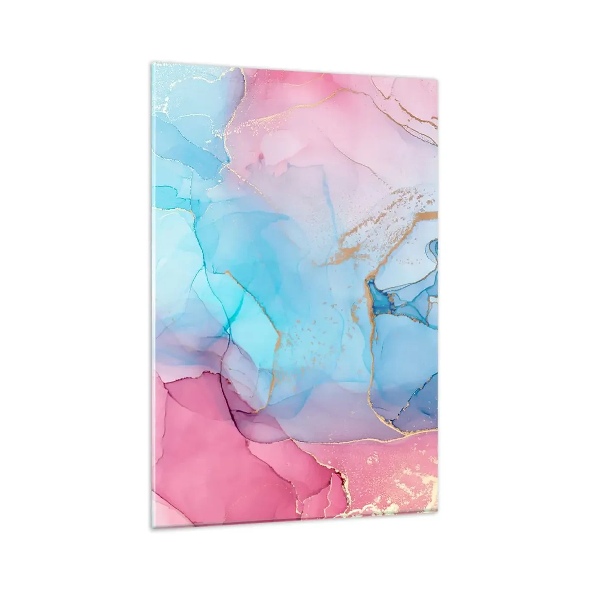 Billede på glas - Møde og gennemtrængning - 80x120 cm