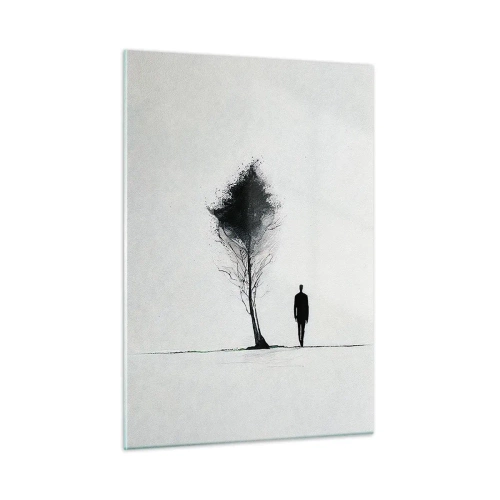 Billede på glas - Vi vandrer alle - 50x70 cm