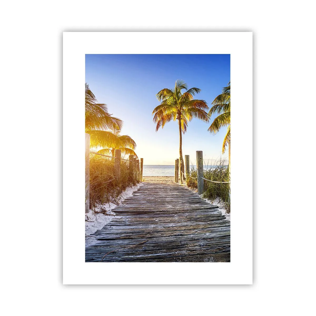 Plakat - Direkte til paradis - 30x40 cm