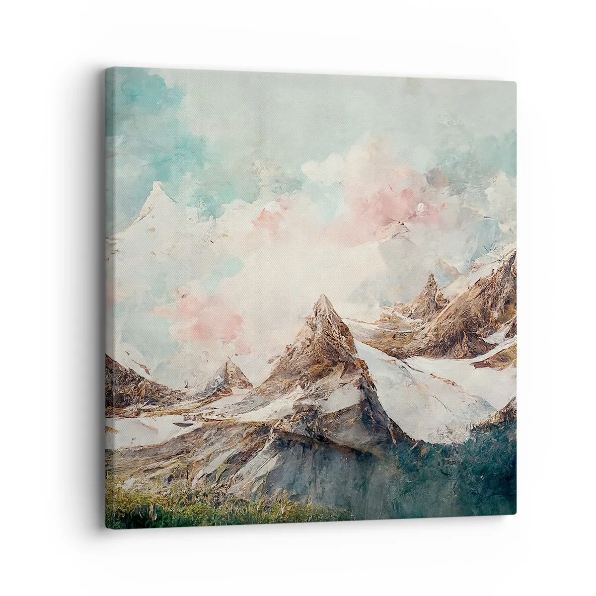 Lærredstryk - Billede på lærred - Stenede knive - 30x30 cm