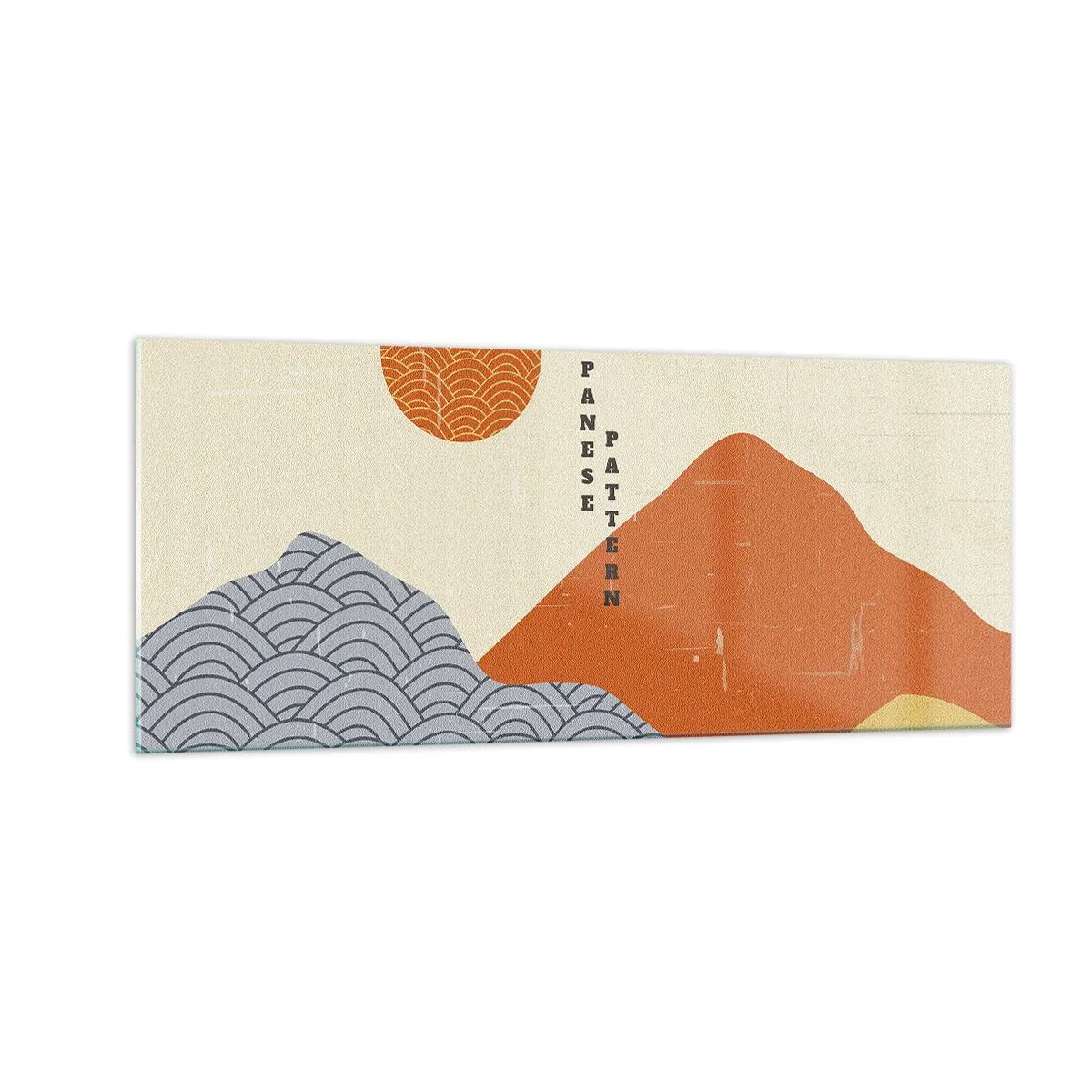 Billede på glas - I den japanske ånd - 100x40 cm