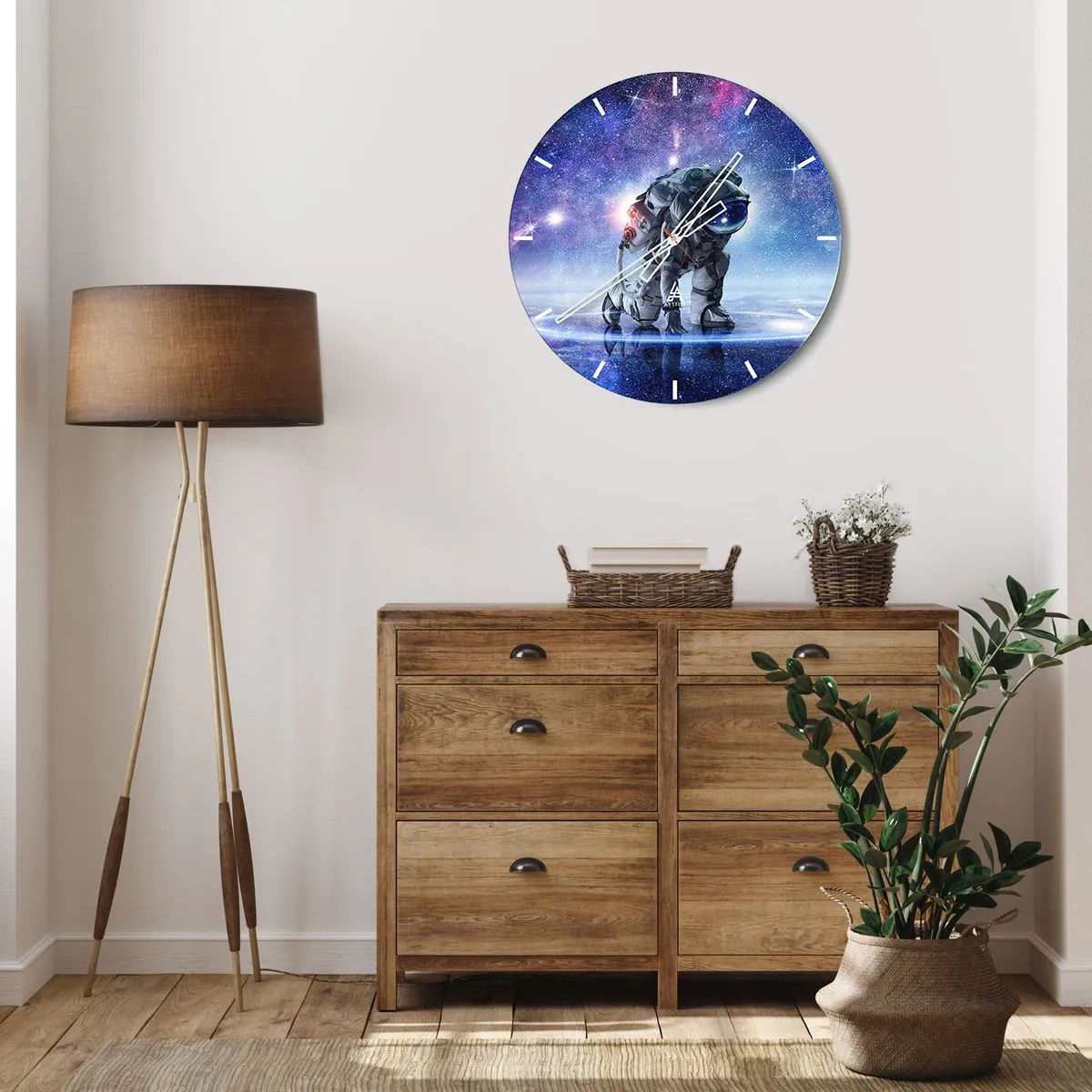 Vægur, Uret - Den stjerneklare himmel over mig - 30x30 cm