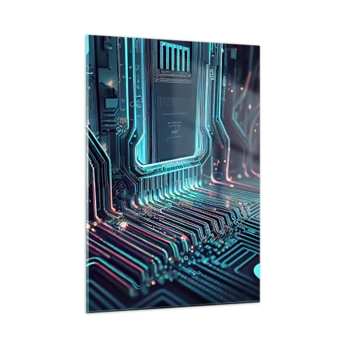 Billede på glas - Jeg tror... - 50x70 cm